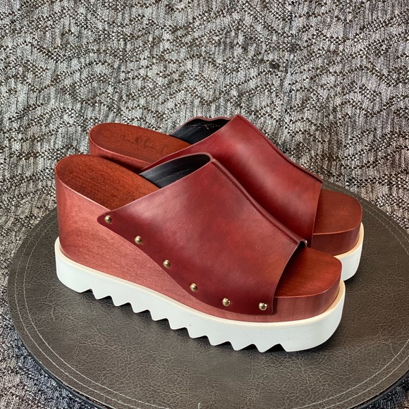 Stella McCartney Elyse Corn Alter Matt Sandal Women's 39 - Picture 2 of 9